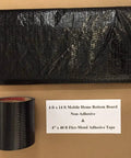 RV Underbelly Repair Kit For Mobile Homes And Trailers, Flex Mend Adhesive Roll 4 Inch Wide By 44 Foot Plus Non Adhesive Bottom Board