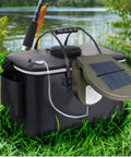 Solar Powered Pond Aerator With 2600mAh Battery And USB Rechargeable Design No Fuss Portable Back Clip Oxygen Pump