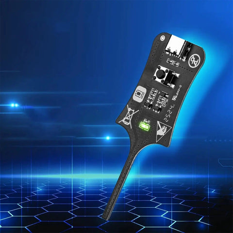 Front view of Coil Fault Detection Tool for PCB Inductors and Power Supplies, highlighting compact sensor design.