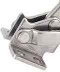 Heavy-Duty Stainless Steel Horizontal Toggle Clamp With 220.5 Pounds Holding Capacity, Quick Clamp For Metalworking, Welding, Molds, Circuit Boards, Electronic Equipment Installations And Workshop Projects close-up
