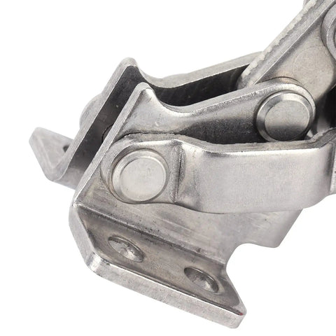 Heavy-Duty Stainless Steel Horizontal Toggle Clamp With 220.5 Pounds Holding Capacity, Quick Clamp For Metalworking, Welding, Molds, Circuit Boards, Electronic Equipment Installations And Workshop Projects close-up