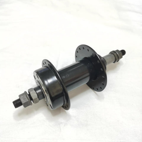 Beefed Up Rear Bike Hub Assembly 36 Hole Disc Brake Compatible 135mm Old 180mm Axle 36mm Hub Black Includes Disc Brake Bracket 2 In 1 For Easy Installation Ready To Ship.