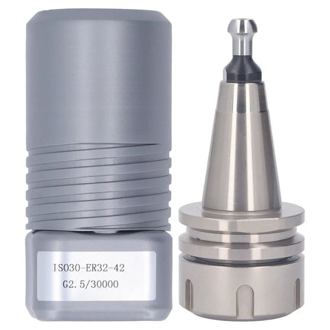 Hot Shop Ready CNC Lathe Collet Chuck Holder With Mega Precision And Super Tight Runout For High Speed 30k RPM Machining Jobs, silver metal design