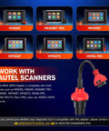 Mercedes Benz 38 Pin To 16 Pin OBDII Connector Adapter For Pre 2001 Cars 38Pin Female To 16Pin Male OBD1 To OBD2 Converter Cable with Autel scanners