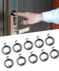 Black Stainless Steel 2.5 Turn Door Knob Spring Replacement Kit For Interior Handles Restores Tension Fits 19mm Id Hardware Repair Fix, 10 springs