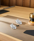 Heavy Duty 10 Pack Silver Metal Luggage Buckle Iron Clasp Draw Toggle Latch With Spring Lock on wooden desk surface.