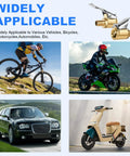 Locking Tire Air Chuck Set With Brass Inflation Hose Adapter And Valve for cars, bicycles, motorcycles, and scooters