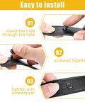 Steps to use 120 Sets Chicago Screws Kit Gun Metal Binding Screws And Rivets For Leather Craft, DIY Repair, Belts, Bags, Shoes, Purses.
