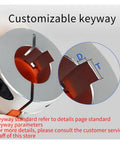 Detailed view of customizable keyway on Heavy Duty Aluminum Plum Flexible Shaft Coupling With Durable Spider Jaws for CNC applications.
