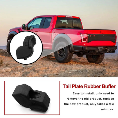 Tailgate Bumper Cushion Kit With Bolts For Ford F150 2015 Through 2023 5.5Ft Or 6.5Ft Bed Left And Right Sides Rubber Stops Replacement