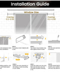 Ultra Quiet Ceiling Curtain Track Aluminum Rail White 6 To 9 Feet Heavy Duty With Sound Dampening Strips And Low Friction Pulleys For Smooth Drapery Operation installation guide diagram