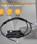 Heavy Duty Electric Parking Brake Actuator For Bmw X5 E70 And X6 E71 E72 2007 To 2014 Direct Replacement Control Module 34436850289 seen from a side angle.