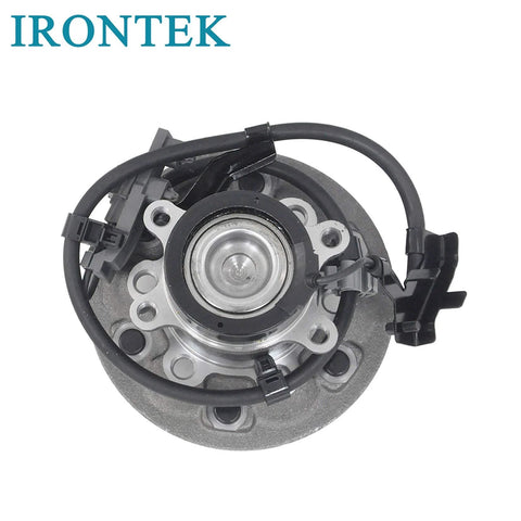Top view of Front Right Passenger Side Wheel Bearing And Hub Assembly 6 Lug 2WD With ABS Fits 04-08 Chevrolet Colorado 06 Isuzu i-280
