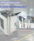 Badass Pneumatic Chip And Sludge Removal Machine Filters CNC Cooling Oil Clears Metallic Gunk And Powder Sediment Keeps Your Fluids Fresh And Shop Workflow Smooth with double stainless tubes for efficient sludge removal.