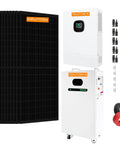 Heavy Hitter 30kw Off Grid Solar System Complete Kit with 60 panels and battery unit for home backup power.