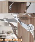 Heavy Duty Built To Last Soft Close Lid Support Hinges For Lids And Toy Boxes, Adjustable Lift Up Cabinet Door Hinges Installed