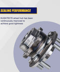 Ford Fusion Front And Rear Wheel Hub Bearing Assembly With ABS 5 Lug Drop-In Replacement Fits 2013-2020 close-up