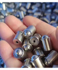 Five Piece Premium 304 Stainless Steel Press In Spring Ball Plungers D12 X L16 in hand, showcasing durable positioning ball screws.