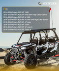 Heavy Duty Ball Joints For RZR XP 4 1000 EPS UTV Upgrade Replace Worn Front Or Rear Joints Easy 10 Minute Install OEM Size Precision Fit Heavy Duty Steering Linkage For Rough Terrain And Big Trails on Polaris RZR XP 4 1000