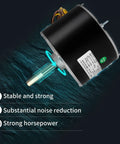 Upgraded 5KCP39EGS070S Condenser Fan Motor 1/4 HP 1100 RPM 208/230V OEM Replacement With Capacitor CCW Rotation