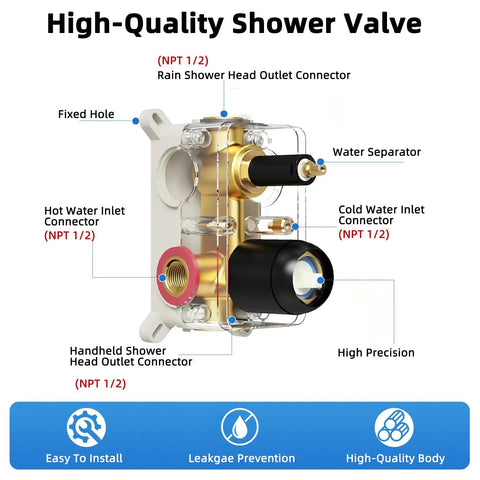 Killer Black Shower Faucet Set With 8 Inch Rainfall Head And Adjustable Handheld Sprayer For A Heavy Duty Bathroom Upgrade That Brings Serious Spa Vibes Straight To Your Doorstep
