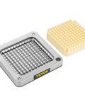 Replacement Chopper Blade Set One Quarter Inch For Even Cuts, stainless steel grid with plastic push block, Vevor brand