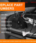 Toyota Sequoia 2001 2007 Liftgate Lock Actuator Replacement Tailgate Trunk Latch Plug And Play Cable Included Rear Hatch Lock Assembly