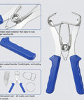 Premium 25Pcs Miter Spring Clamps Kit With Durable Pliers And Storage Ring For Woodworking Pros Creating Fancy Frames And Intricate Projects With Total Ease And Style, stainless steel pliers