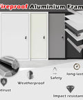 Rock Solid Fire Rated Access Panel Recessed Wall Inspection Door Heavy Duty Aluminum Honeycomb Lockable Drywall service hatch overview.