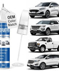 Ford Compatible White Touch Up Paint For F 150 Explorer And Escape 2 In 1 Scratch Repair Pen Color Accurate Oxford White YZ Z1 M6887