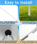Double Pack 6.56 Foot Beach Tent Poles Replacement For Neso And Gigante Canopies, aluminum poles installation steps.