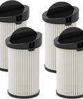 Four Pack HEPA Pre Motor Filter Replacement Compatible With Eyevac Ev Pmf And Neovac Elite Touchless Stationary Vacuums, washable reusable filters.