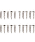 Heavy Hitter Number 2 X 3/8 Inch Guitar Tuning Pegs Screws for Gibson Epiphone, stainless steel 20-pack, precision replacement fasteners.