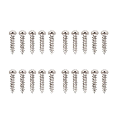 Heavy Hitter Number 2 X 3/8 Inch Guitar Tuning Pegs Screws for Gibson Epiphone, stainless steel 20-pack, precision replacement fasteners.