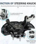 Front Steering Knuckle And Wheel Bearing Hub Assembly For Lexus ES350 2007 2012 And Toyota Camry 3.5L V6 2007 2011