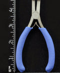 Crimping Pliers For Jewelry Making And Beading, Lightweight And Compact Crimp Cover Closer Tool For Secure Bead Closures, blue handle