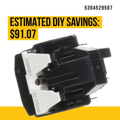 Front view of 5304529507 Start Device for Frigidaire Refrigerator Replacement, Replaces AP7033330 and PS16620630