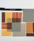 See Through Transparent Sticky Notes With Quick Dry Pen Included For Easy Markups Three Size Set and pen shown on display