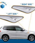 BMW X3 F25 X4 F26 Front Fender Chrome Trim Finisher Left Driver Side And Right Passenger Side Fits 2011 To 2017