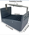 Heavy Duty Plastic Nipple Caddy Tray For One Half Inch To Three Quarter Inch Plumbing Nipples Holds 36 To 49 Pieces HDPE