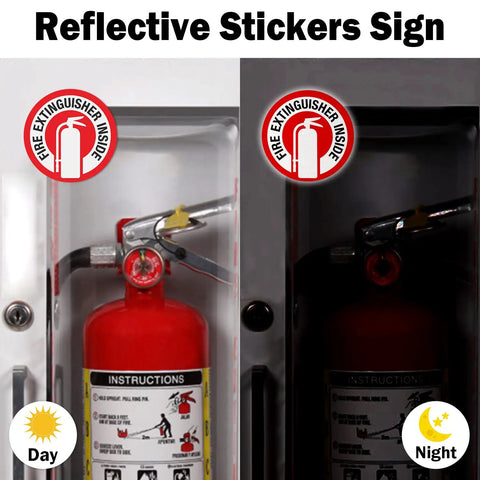 Badass Hella Tough Fire Extinguisher Safety Signs 10 Pack 3X3 Inch Self Adhesive Vinyl Decals Reflective Waterproof Fade Proof Ready For Garage Workshop And Road Trip