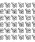 Top view of Aluminum Blind Rivets Kit 200 Pcs Heavy Duty High Strength Expanding Rivets with Dome Head arrangement