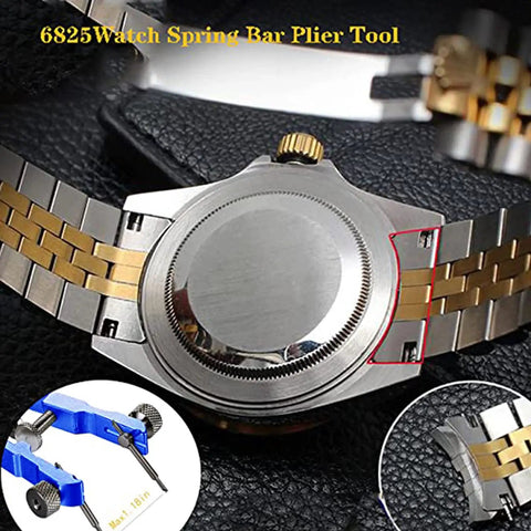 Watch Spring Bar Pliers Tool Kit With Spring Bar Tweezers And 8 Alloy Steel Pins Replacement Pins Set for strap removal on watch