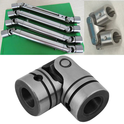 12mm U Joint Universal Joint For 1/2 Inch Round Shaft In 40Cr Steel 2.05 Inch Length Motor Connection, heavy duty coupling