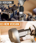 15 Piece Screw Extractor Set For Quick Removal Of Broken Rusted Screws Bolts And Studs Three Eighths Inch Drive Double Head Easy Out