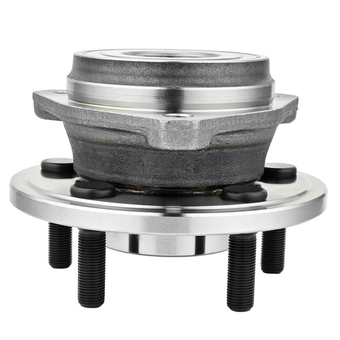 Side view of Two Pack Front Wheel Hub Bearing Assembly For Jeep Cherokee 1999 2001 And Wrangler TJ 2000 2006 With Five Lug Non ABS.
