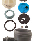 Water Softener Nozzle And Venturi Assembly 7253808 OEM Part For 40K Grain Or Larger Systems Fits Many Brands Cream And Gray