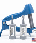 Drywall Repair Kit With Built In Spatula Tool And Two 20ml Spackling Paste Cartridges To Fill Nail Holes And Cracks, Reusable Caps Included