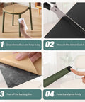 Steps for using Heavy Duty Neoprene Foam Padding Sheets With Strong Grip Adhesive Backing for easy application and gear protection.