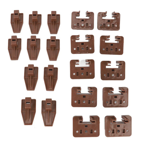 Easy DIY Fix For Wobbly Drawers 10 Sets Plastic Dresser Drawer Slides with Replacement Track Guides detail